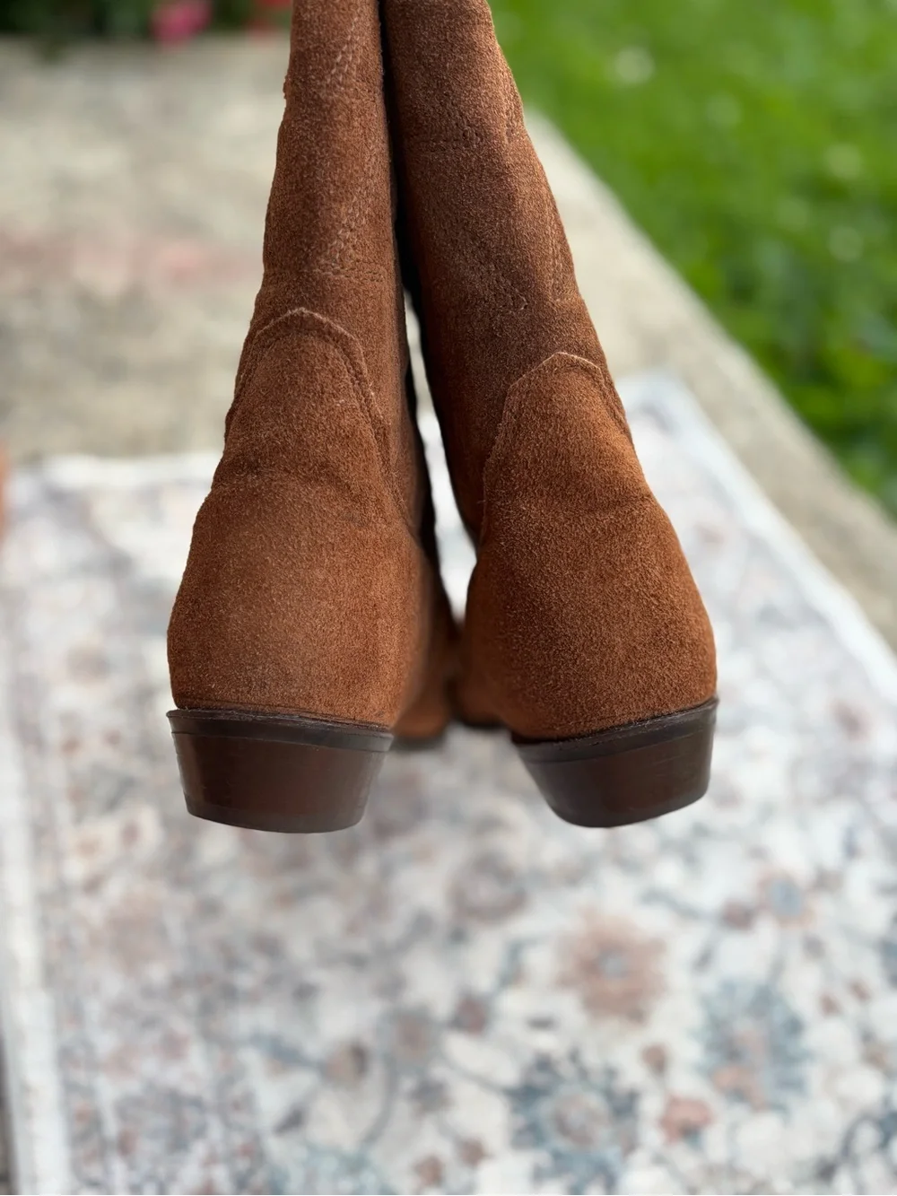 Victorio Ricci Women’s Size 9M Brown Suede Western Cowboy/Cowgirl Boots - Picture 3 of 12